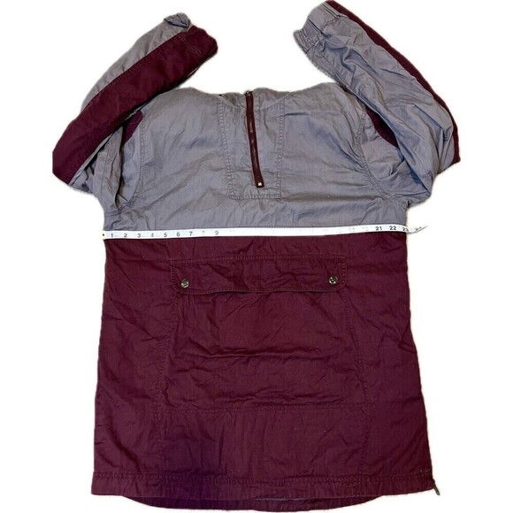 Dravus Men's Cotton Windbreaker Pouch Pocket Gorpcore Side Zip Hooded Size Large - Picture 11 of 12